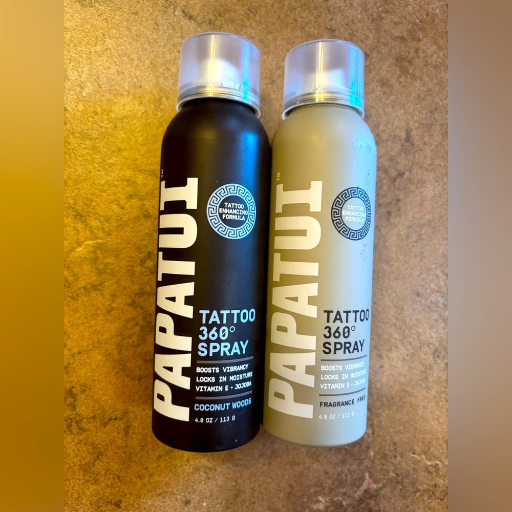 Papatui | Tattoo 360’ Spray | Boosts Vibrancy Locks in Moisture Vitamin E Jojoba